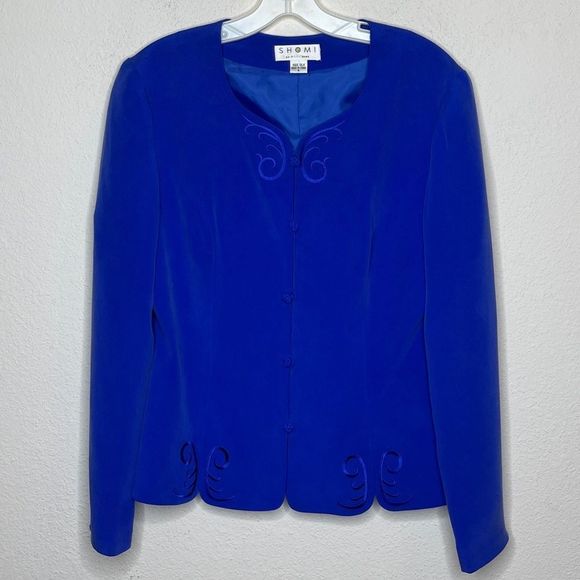 Vintage Shomi Silk Suit Jacket - Picture 4 of 6